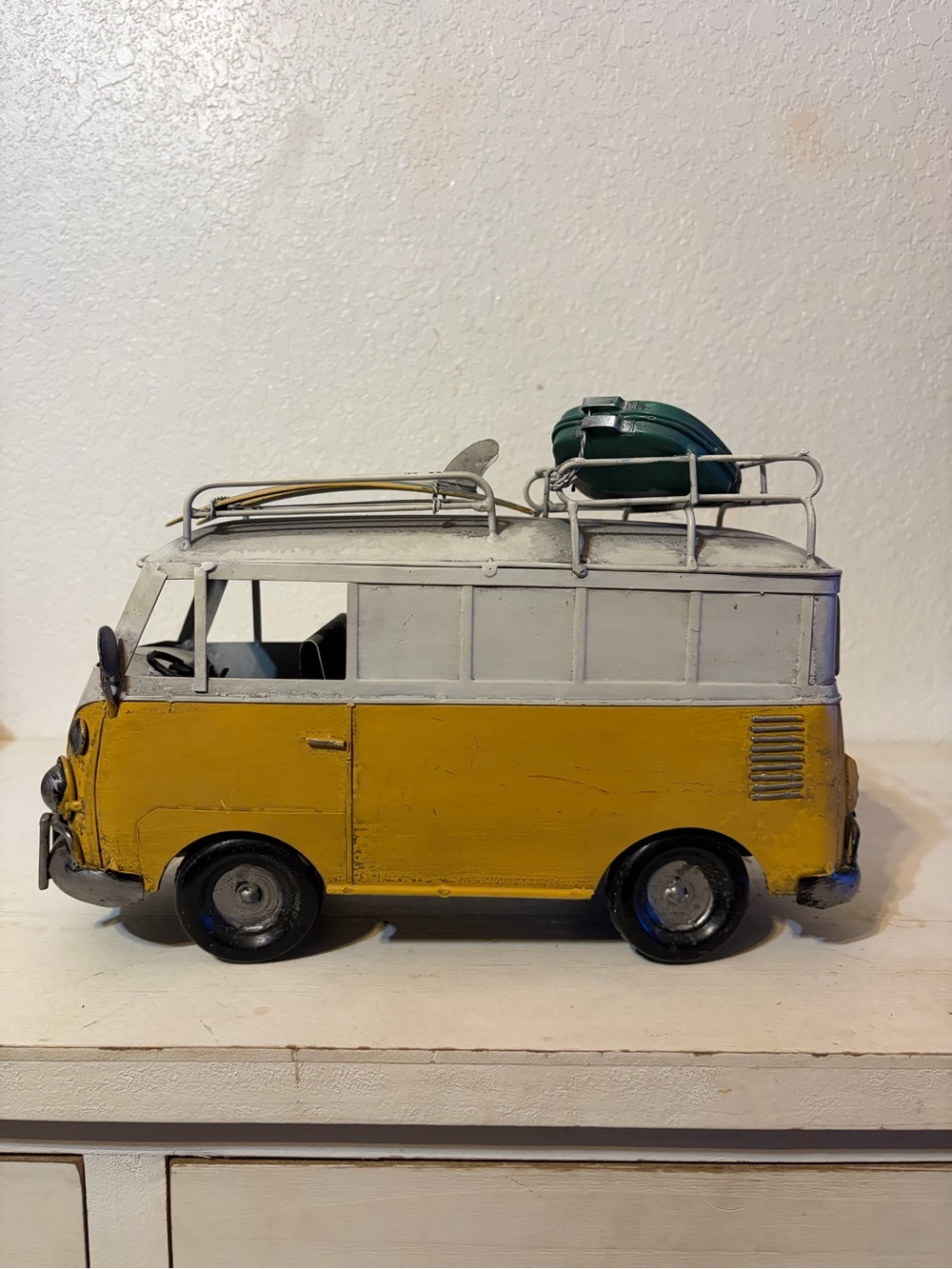 VW Model Van Camper With Surfing Accessories